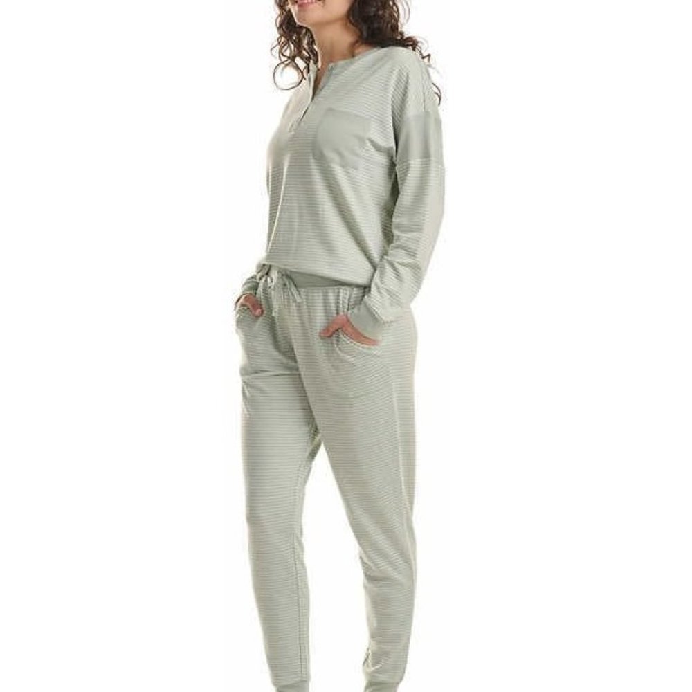 NWoT Splendid Women's 2 Piece Pajama Set Lounge Set Green Size 2XL $75 UU062